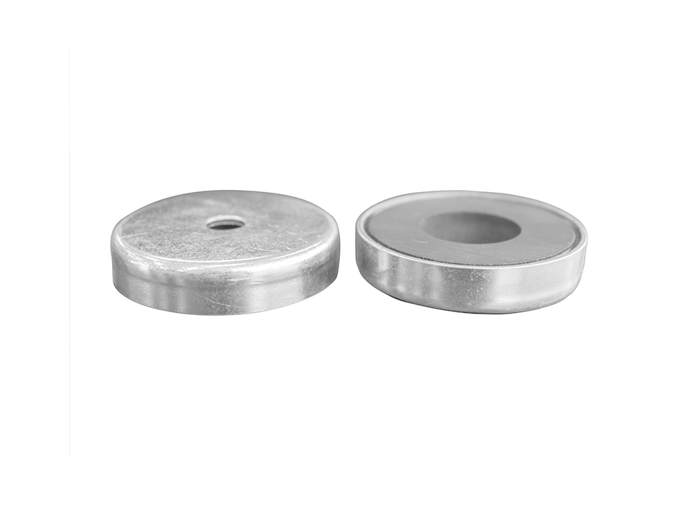 Ceramic Ferrite Pot Magnet Ø50mm x 11mm - 8.5mm Hole     