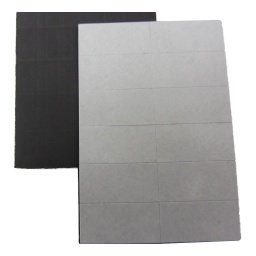 [10485] Magnetic Sheet - Self Adhesive Score Cut 25mm x 12.7mm x 0.7mm - 12 per sheet