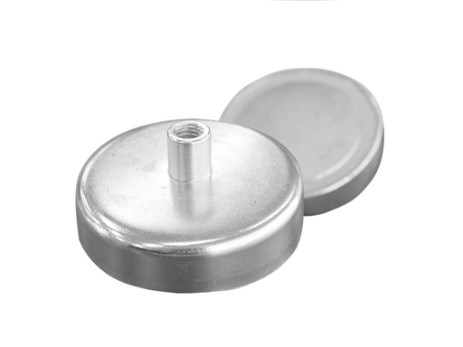 Neodymium Pot Magnet Ø75mm x 35mm - M10 Internal Thread