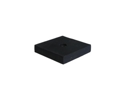 [10386] Rubber Encased Neodymium Block Magnet 32mm x 32mm x 6mm - 5.5mm Hole